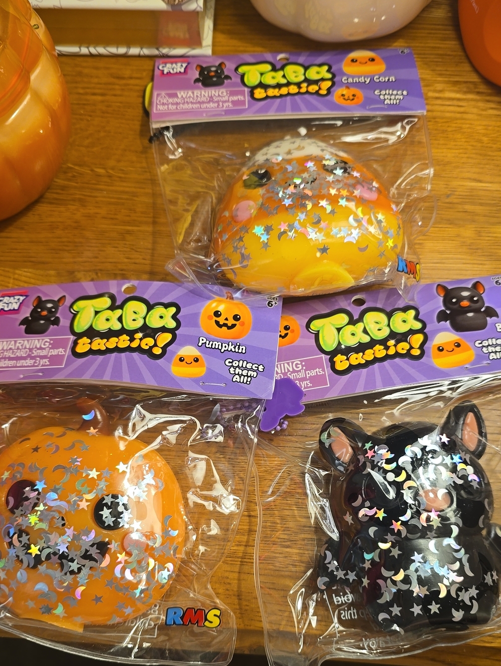 3 BNWT Crazy Fun RMS Halloween TABA TASTIE